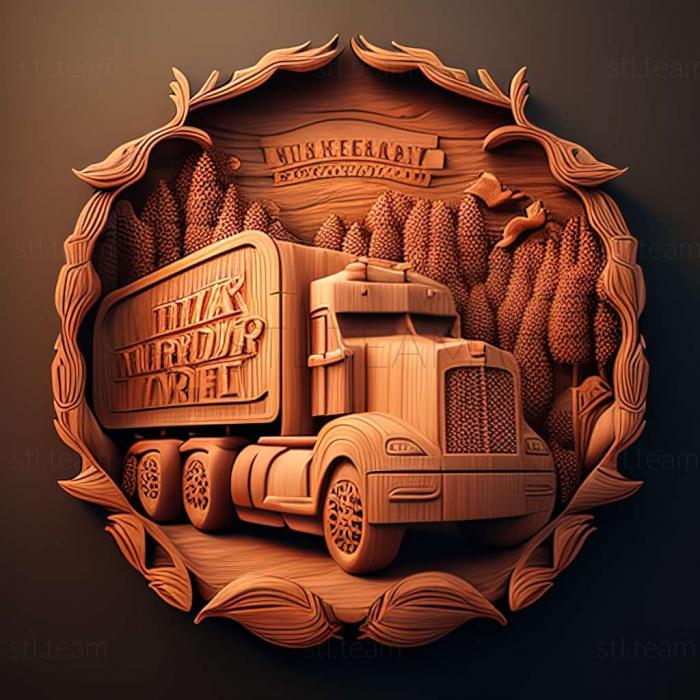 3D модель Симулятор грузовика Америка игра (STL)